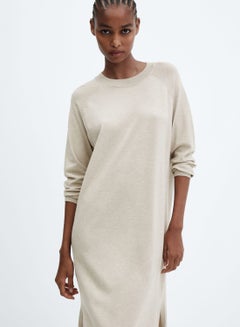 Buy Side Slit Knitted Dress in UAE