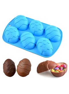 Buy Chocolate Mould,  Egg Shaped Silicone Cake mould, Trays Cooking Supplies for Chocolate, Cocoa Bombs, Breakable Egg Chocolate Shells  fill with Peeps, Candy, Cake, Marshmallows in UAE