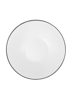 اشتري Handmade 2mm Platinum Rim Serving Platters Salad Plate Fine Porcelain Material في الامارات