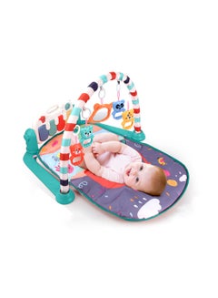 اشتري Baby Play Mat Baby Gym, Play Piano Baby Activity Gym Mat with Music Piano Gym, Early Development Baby Play Mat Gift for Babies Newborn في السعودية