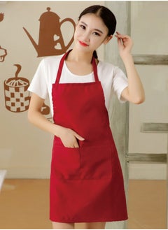 Buy 3-Piece Cooking Apron With Adjustable Neck Belt in UAE