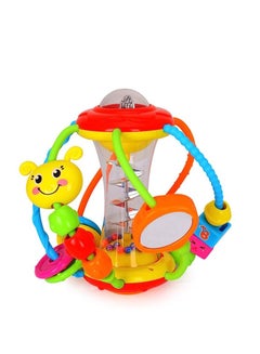 اشتري ORiTi Baby Toys 6 to 12 Months Baby Toys 0-6 Months, Baby Rattles Activity Ball Infant Toys, Shaker Grab Spin Rattle, Crawling Educational 6 Month Old Baby Toys for 3, 6, 9, 12 Months في الامارات