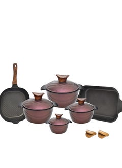 Buy Grill 30 + Casserole 36 + 4 Nice Cooker lids + 4 Potato pot (18.20.24.30) in Egypt