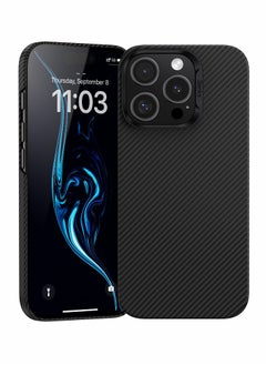 اشتري Benks Magnetic Armor Air Kevlar Case PC Frame 600D for Iphone 16 Pro Max Black في مصر