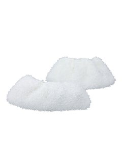 Buy 2-Piece Hand Nozzle Microfiber Cover Set White 3 x 9.5 x 19.5 cm JE2.863-270 in Saudi Arabia