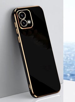 Buy Back Case Cover for Motorola Moto G84 5G Back Cover | Gold Electroplating Chrome | Raised Edges | Super Soft-Touch | Bumper Back Case for Motorola Moto G84 5G in Saudi Arabia