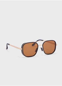 اشتري Polarized Lens Aviator Steampunk Sunglasses في الامارات