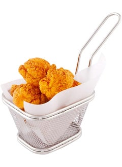 اشتري Fryer Basket - Mini French Fry Basket - Food Grade Presentation Tableware - Stainless Steel - 4 Inches - 1ct Box - Restaurantware في الامارات