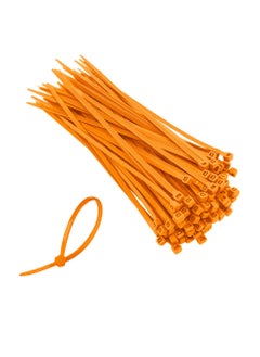 Buy Heavy Duty Orange Cable Ties – 300mm, 100 Pack – UV & Heat Resistant Zip Ties for Cable Management in UAE