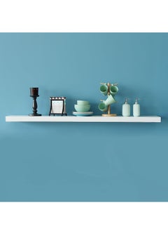 اشتري White Floating Shelves Wall Mounted Display Ledge Shelf, Storage في الامارات