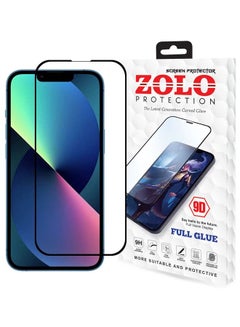 Buy Zolo 9D Tempered Glass Screen Protector For Apple iPhone 13 Pro Max Clear in UAE
