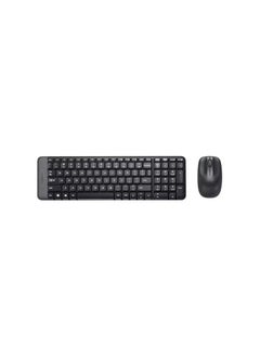 Buy Logitech MK220 Compact Wireless Keyboard Mouse Combo / Arabic – Black in Egypt