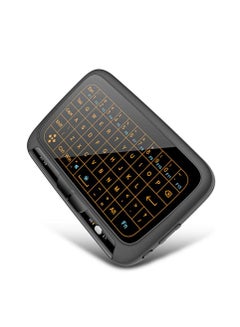 Buy 2.4GHz Backlit Mini Wireless Keyboard Full Touchpad with Backlight Remote Control for PC Android TV Box - H18 Plus in UAE