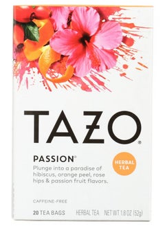 اشتري Tazo Passion Tea, 20 Tea Bags في الامارات