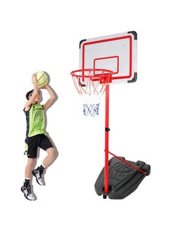 Buy Home Sport Shooting Play Movable Height Adjustable Basketball Hoop Stand Indoor Outdoor Toys For Children in UAE