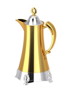 Buy 1-Pcs Long-Lasting Thermal Insulation Large-Capacity Vacuum Electroplating High-Quality Coffee Pot Kettle 800ML in Saudi Arabia