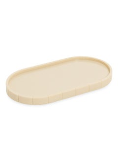 اشتري Marcy Tray Beige - 28.5X3 Cm في الامارات