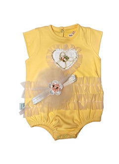 Buy Baby Girls Jumpsuit + Headband in Egypt