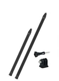 اشتري 118" Long Carbon Fiber Handheld GoPro Selfie Stick Extendable Pole Monopod for GoPro Hero 11/10/9/8/7 Black, DJI OSMO Action Camera, Insta 360 Cam & Other Action Cameras في السعودية