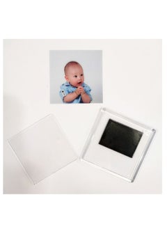 اشتري 5 Pcs of Blank DIY Clear Acrylic Fridge Magnet with Photo Insert Size about 5.7 x 5.7 cm في الامارات