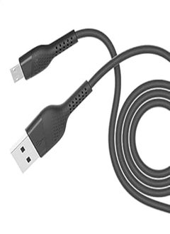 Buy Porodo Permium Micro USB Cable, 2.4 Meter - Black in Egypt