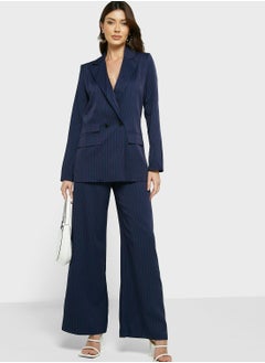 Buy Stripe Blazer & Pant Set in UAE