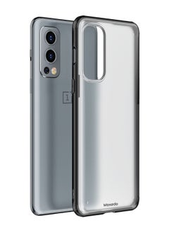 اشتري Moxedo OnePlus Nord 2 5G Case Shockproof Drop Protection Slim Thin Design Translucent Frosted Matte Back Case Cover Compatible for OnePlus Nord 2 5G (Black) في الامارات