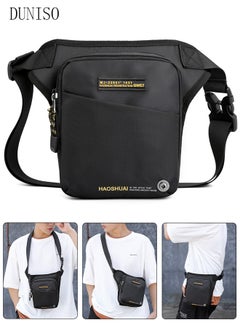 اشتري Multifunction Drop Leg Bag For Men and Women Panel Utility Waist Bag Shoulder Bag Crossbody Bag For Cycling Hiking Travelling Pouch Pack Waistpack For Outdoor Sports في الامارات