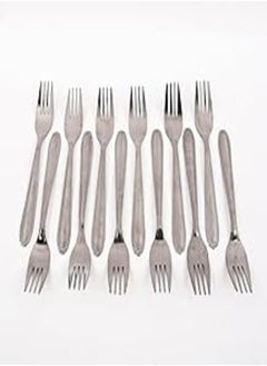 اشتري Generic Stainless Steel Forks 12-Pieces Set في مصر