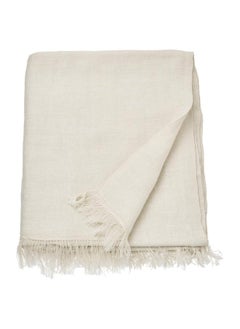 Buy Throw Off-White 130X170 Cm in Saudi Arabia