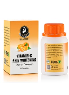 Buy Dr James Vitamin C Skin Whitening Capsules - 60 Capsules in UAE