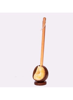 Buy Toilet  Cleaning brush with Coconut Shell Holder - Eco Friendly in UAE