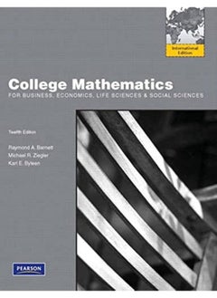 Buy College Mathematics for Business, Economics, Life Sciences and Social Sciences: International Edition in Egypt