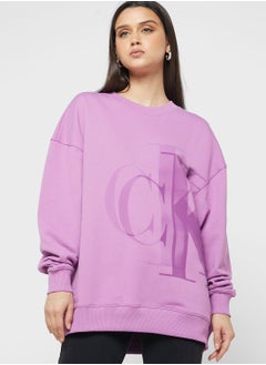 Buy Oversized Logo Sweatshirt in UAE