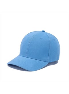 Buy Kids Boy Girl Baseball Cap Hat Soft Lightweight Adjustable Size for 2-9 Years (Light Blue) in UAE