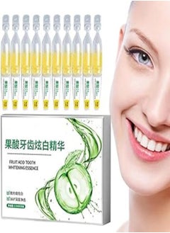 Buy fashion mania Toothpaste Ampoule Essence Toothpaste 3V Fruit Acid Teeth Whitening Essence Tartar Removal Toothpaste 10pcs in Egypt