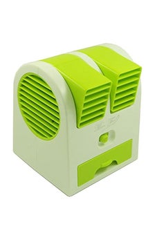 Buy Dual-blade USB portable air conditioner for car that can operate on batteries (Multi-color) in Egypt