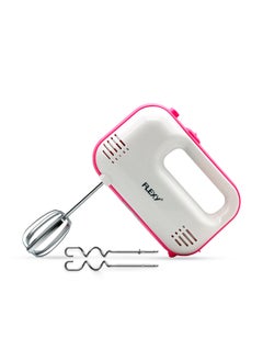 اشتري Electric 200W Hand Mixer With Pure Copper Motor Stainless Steel 2 Beaters 2 Dough Hooks And Durable Handles في السعودية