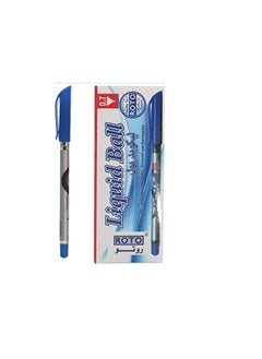 اشتري Roto liquid ball ballpoint pen, 0.7 mm blue  12 pcs في مصر