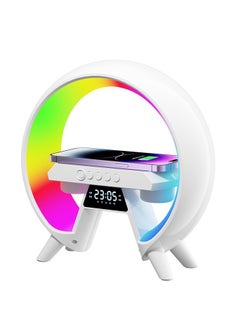 Buy G6 Bluetooth Speaker Wireless Charger Timer Alarm Clock in Saudi Arabia