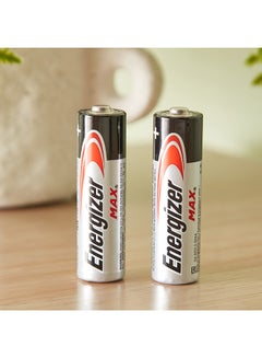 اشتري 2-Piece Max AA Alkaline Battery Set 2 x 5 x 1 cm في الامارات