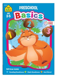 اشتري School Zone - Preschool Basics Workbook - 64 Pages, Ages 3 to 5, Colors, Numbers, Counting, Matching, Classifying, Beginning Sounds, and More (School ... Workbook Series) في الامارات