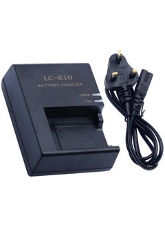 Buy LC-E10 Battery Charger for Canon LC-E10 LC-E10C LC-E10E Batteries for Canon EOS Rebel T7 T6 T5 T3 T100 4000D 3000D 2000D 1500D 1300D 1200D 1100D Cameras Battery Quick Chargers,with Power Supply Cord. in UAE