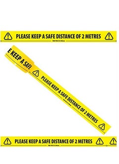 Buy Waterproof Warning Tape Black and Yellow Hazard Warning Safety  Tape Ideal for Walls Floors Pipes and Equipment. in Saudi Arabia