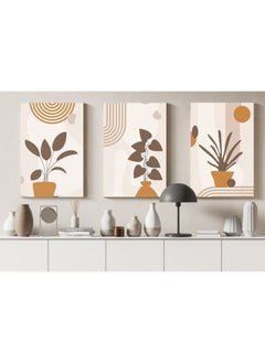 Buy Home Gallery hand drawn flat design boho Printed canvas wall art in Egypt