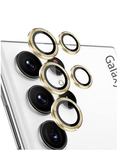 اشتري For Samsung Galaxy S23 Ultra Camera Protector Lens With Clear Tempered Glass Camera - GOLD في مصر