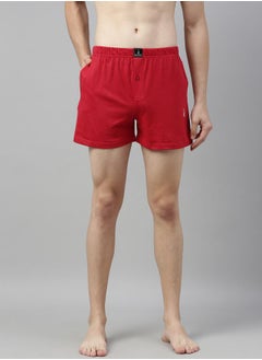 Buy Cotton Elastic Waistband Knit Boxer in Saudi Arabia