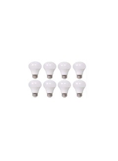 Buy LED bulb - 12 watt - white - 8 pcs in Egypt