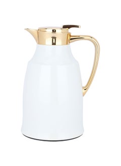 Buy Thermos White Pearl With Gold 1 Liter in Saudi Arabia