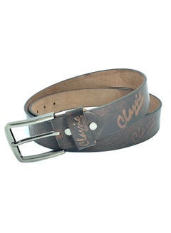 Buy Classic Milano Genuine Leather Belt Printed 40MM HQCMS-553 (Brown) by Milano Leather in UAE